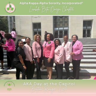 Lambda Beta Omega proudly represented at AKA Day at the Capitol in Baton Rouge, Louisiana 💗💚

Engaging in meaningful conversations surrounding women’s rights and advocacy, we continue to use our voices to uplift, inform, and drive change within our communities.

We were honored to capture moments with our South Central leadership — Regional Director Dr. Shawn Simmons and South Louisiana Cluster Coordinator Dr. Angela Jupiter-McCon. 

Together, we stand united in purpose, committed to serving and advocating for all. 💗💚

#AKADayAtTheCapitol #SoaringToGreaterHeights #LBOAKA #AdvocacyInAction