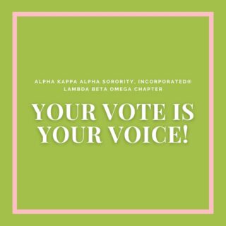 Today we stroll to the polls with purpose. 🩷💚
Louisiana, your voice matters — make your plan, head to the polls, and let your vote be heard. #StrollToThePolls #GeauxVote #LouisianaVotes #AKA1908